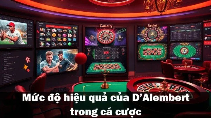 Hiệu quả D’Alembert mang lại trong cá cược